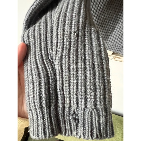 Jenni Kayne‎ Cashmere Turtleneck Sweater Size XS Storm Gray - Picture 6 of 9